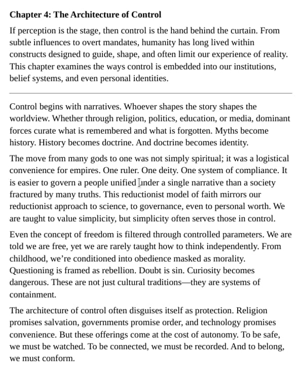 an excerpt from the book an excerpt from the book