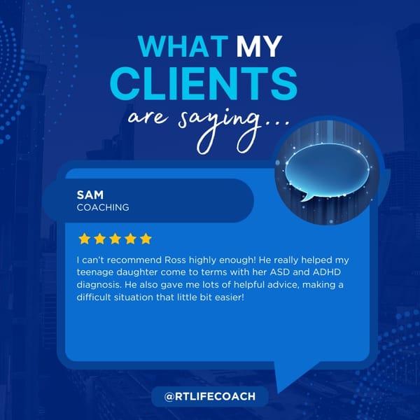 Youth Coaching: Review from a mother, advising she highly recommends Ross Thompson for his help and advice. Youth Coaching: Review from a mother, advising she highly recommends Ross Thompson for his help and advice.