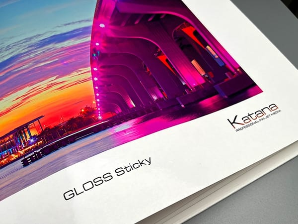 gloss sticky paper