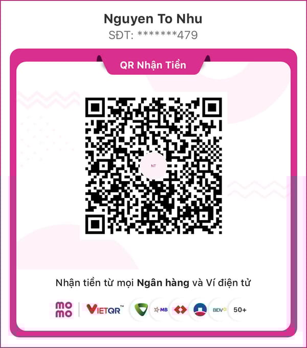 Momo: 0971882479 (Nguyễn Tố Như)