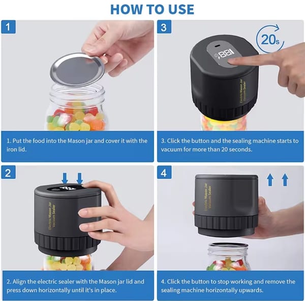 Jar Vacuum Sealer