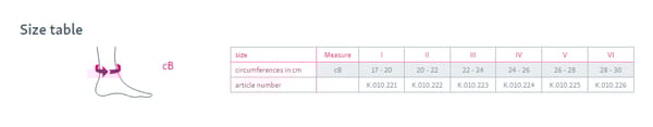 sizing levamed