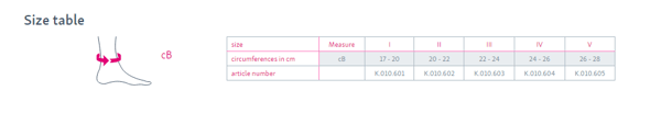 sizing e+motion levamed