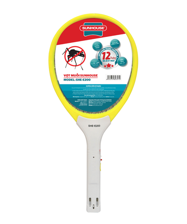 VỢT MUỖI SUNHOUSE SHE-E200 VỢT MUỖI SUNHOUSE SHE-E200