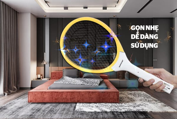 VỢT MUỖI SUNHOUSE SHE-E200 VỢT MUỖI SUNHOUSE SHE-E200