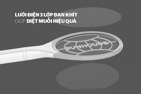 VỢT MUỖI SUNHOUSE SHE-E200 VỢT MUỖI SUNHOUSE SHE-E200