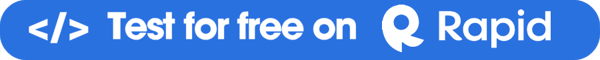 Test for free on Rapid API
