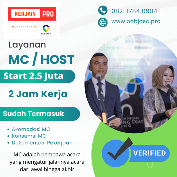 Kerjain Pro By Bob Jasa Agency SPG SPB Usher Model MC Penonton Pengunjung Bayaran Tenaga Kerja Talent Agency Murah Terdekat di Kota Kabupaten di Indonesia
