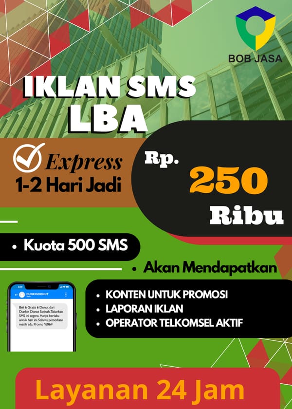 Iklanin Pro By Bob Jasa Pasang Broadcast Iklan SMS Murah Cepat Terdekat di Kota Kabupaten di Indonesia