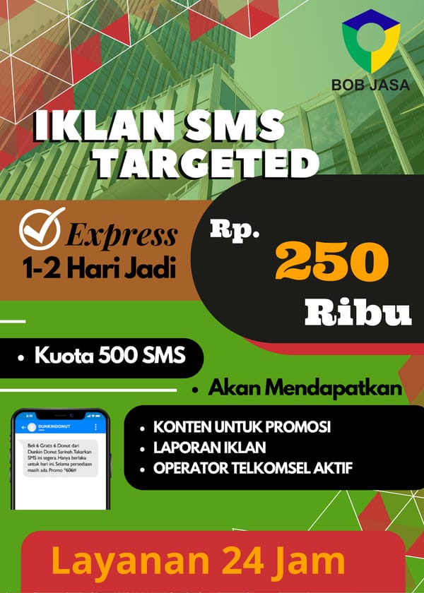 Iklanin Pro By Bob Jasa Pasang Broadcast Iklan SMS Murah Cepat Terdekat di Kota Kabupaten di Indonesia