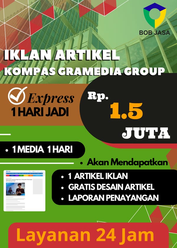 Iklanin Pro by Bob Jasa Pasang Iklan Artikel Press Release Media Online Kompas Murah Terdekat di Kota Kabupaten