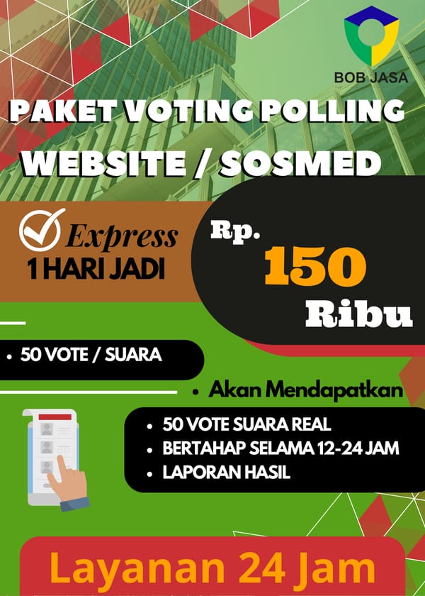 Buzzerin Pro By Bob Jasa Buzzer Ikut Bikin Pembuatan Polling Votting di Website SosMed Facebook Instagram TikTok X Twitter di Kota Kabupaten