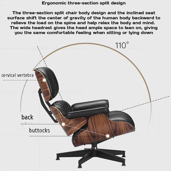 Eames-Inspired Chair 110° Eames-Inspired Chair 110°