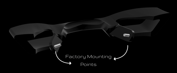 S.1 Wing for MT-07 Mounting points