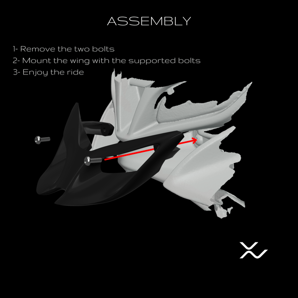 yamaha tracer 9 front wing assembly instructions