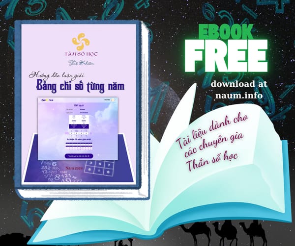 EBOOK HƯỚNG DẪN LUẬN GIẢI CHỈ SỐ PHÁT TRIỂN TỪNG NĂM THẦN SỐ HỌC TÂM SỐ HỌC