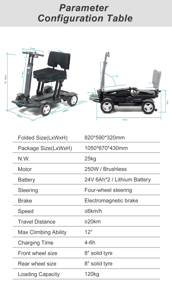 MIJO MA01 Electric Scooter Foldable NEW Four Wheel Steering TSEU DYNASTY Trade Sutinen EU
