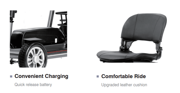 AliceCare Mobility Scooter Foldable 300W 36V 6.6Ah Lithium battery AliceCare Mobility Scooter Foldable 300W 36V 6.6Ah Lithium battery