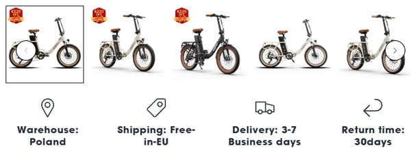 OneSport OT16-2 E-bike Trade Sutinen EU