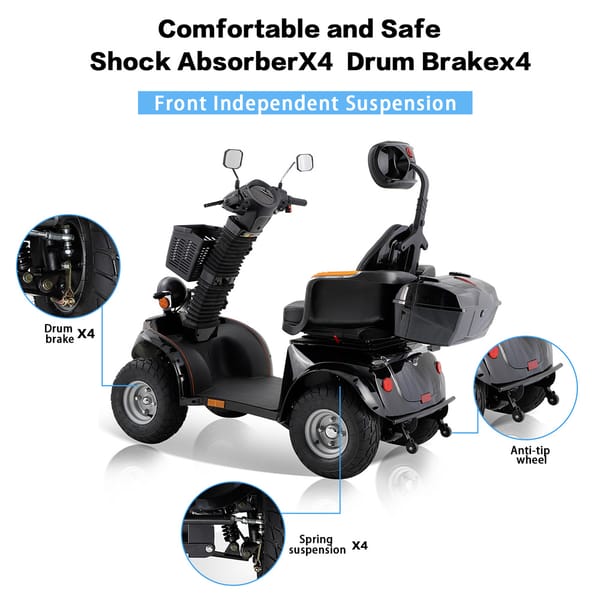 ZVGREEN JXY4D-Wheel Mobility Scooters Trade Sutinen EU