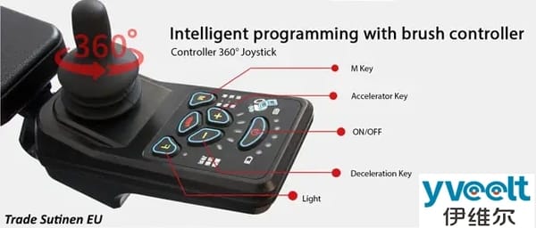 Yveelt DGN5001 250W x 2 24V 12Ah/20Ah All-Terrain Electric Wheelchair Yveelt DGN5001 250W x 2 24V 12Ah/20Ah All-Terrain Electric Wheelchair