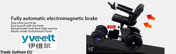 Yveelt DGN5001 250W x 2 24V 12Ah/20Ah All-Terrain Electric Wheelchair Yveelt DGN5001 250W x 2 24V 12Ah/20Ah All-Terrain Electric Wheelchair