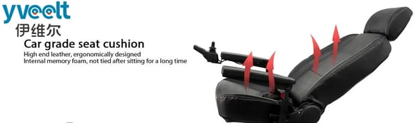 Yveelt DGN5002 250W x 2 24V 12Ah/20Ah All-Terrain Electric Wheelchair Trade Sutinen EU