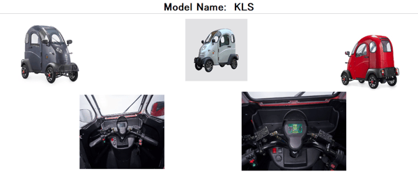 Freeland KLS E-4 Wheel Scooter 800W 72V 20 Ah battery Trade Sutinen EU