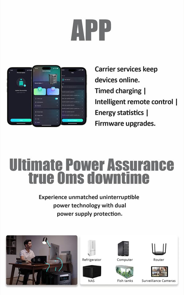 Sorein A5 5357Wh 4400W Stackable Solar Generator Power Station