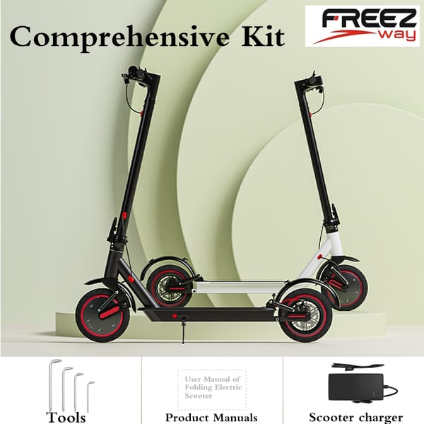 FREEZWAY E-Scooter S3 pro 350W 36V 10 Ah battery 10" inch tire Front/Rear Suspension