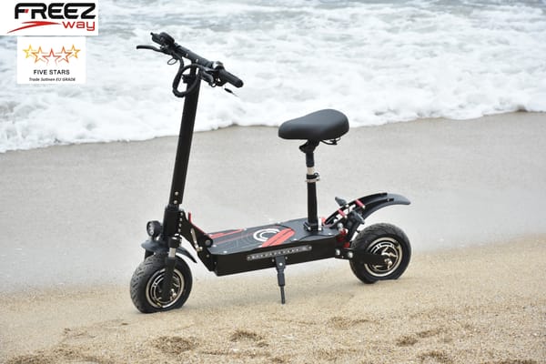 FREEZWAY E-Scooter R4 PRO 3200W motor 52V 19 Ah battery 10" inch tire Trade Sutinen EU
