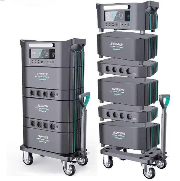 Sorein A7 7417Wh 6600W Stackable Solar Generator Power Station