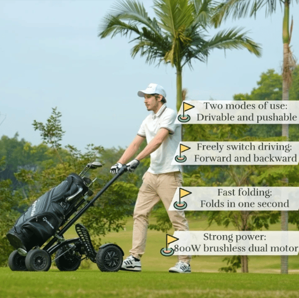 Eswing ESGOLF Electric Golf Trolley 48V 14Ah Swappable Battery