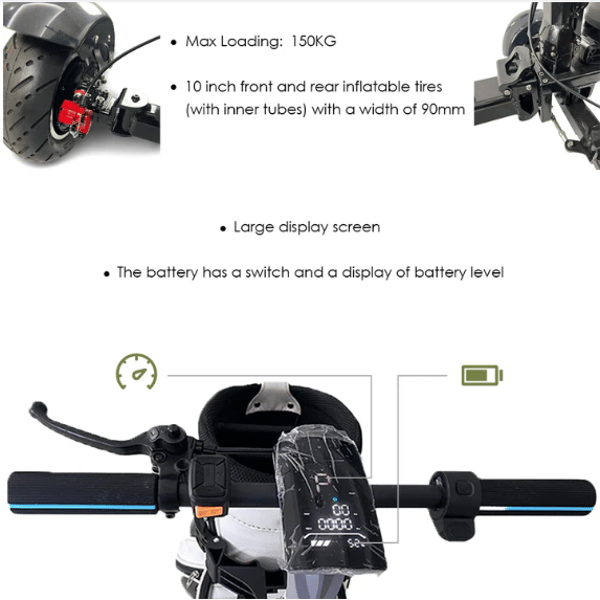 Eswing ES-M12-3 Golf Ball Electric Balance Cart 48V 20Ah LG battery
