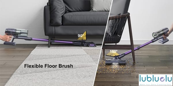 lubluelu L7 - Cordless Vacuum with 30KPa Suction, Large Dust Cup Capacity lubluelu L7 - Cordless Vacuum with 30KPa Suction, Large Dust Cup Capacity