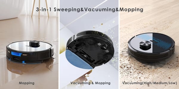lubluelu SL60 Plus - SL60D Robot Vacuum with 2.5L Automatic Suction Station lubluelu SL60 Plus - SL60D Robot Vacuum with 2.5L Automatic Suction Station