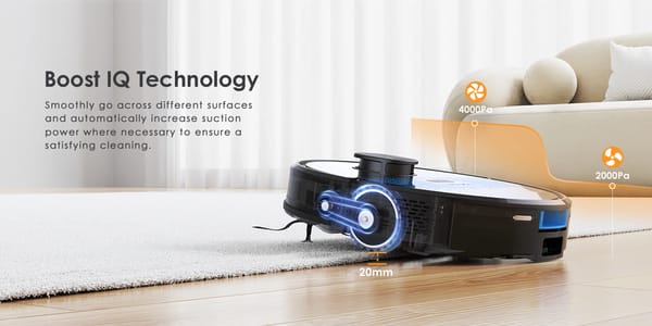 lubluelu SL60 Plus - SL60D Robot Vacuum with 2.5L Automatic Suction Station lubluelu SL60 Plus - SL60D Robot Vacuum with 2.5L Automatic Suction Station