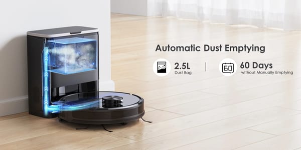 lubluelu SL60 Plus - SL60D Robot Vacuum with 2.5L Automatic Suction Station lubluelu SL60 Plus - SL60D Robot Vacuum with 2.5L Automatic Suction Station