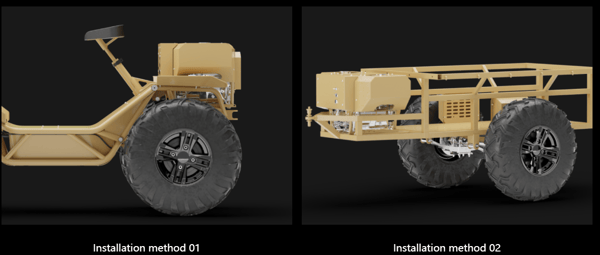 Steinadler Pro 4WD 20 kW Power 70V 64Ah Battery Basic model