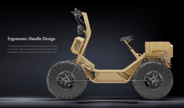 Steinadler Pro 4WD 20 kW Power 70V 64Ah Battery Basic model