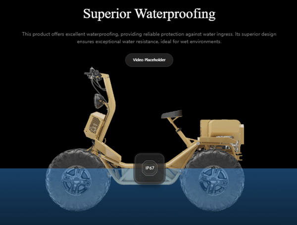 Steinadler Pro 4WD 20 kW Power 70V 64Ah Battery Basic model
