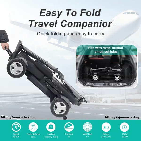 MIJO MA01 Electric Scooter Foldable 250W 24V 12Ah
