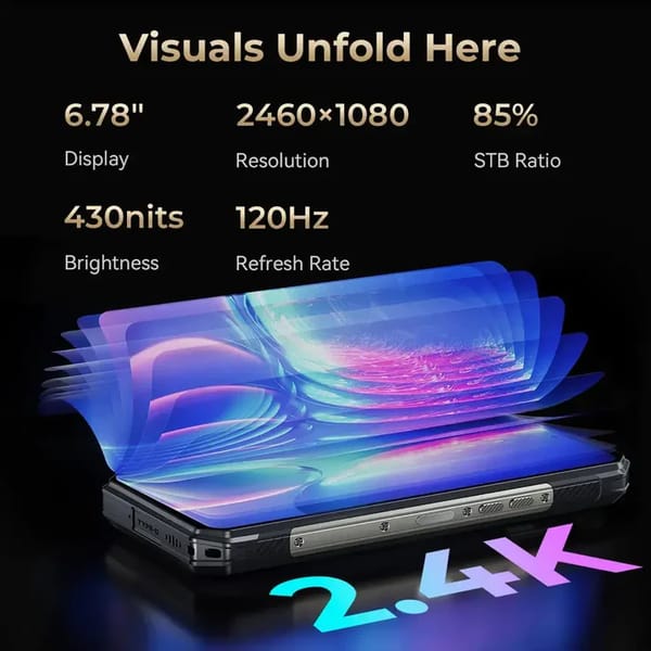 Oukitel WP30Pro 5G RuggedPhone 6.78-inch 2.4K 11000mAh Big Battery 108MP Camera (8GB+512GB NFC) Oukitel-finland.eu