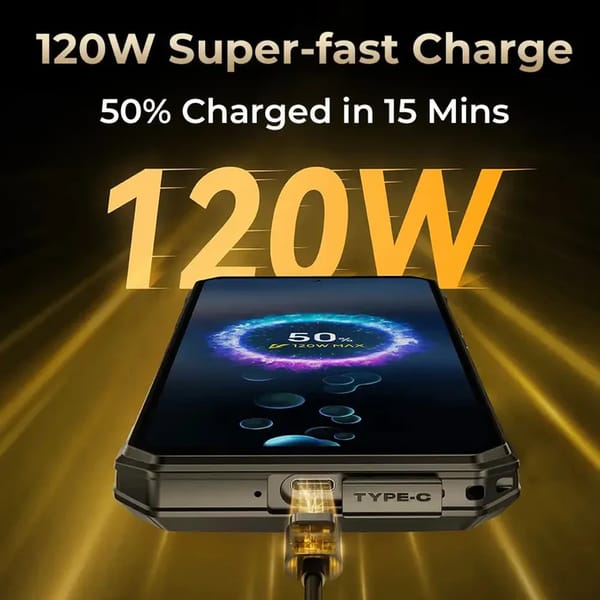Oukitel WP30Pro 5G RuggedPhone 6.78-inch 2.4K 11000mAh Big Battery 108MP Camera (8GB+512GB NFC)