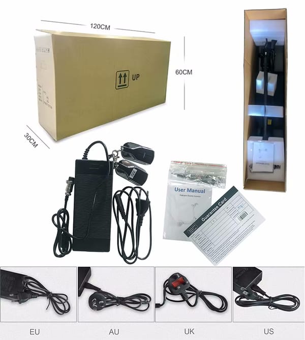 EcoRider E4-9 New Update 3600W(Dual Motor) 58.8V(Max) 23 Ah E-Scooter