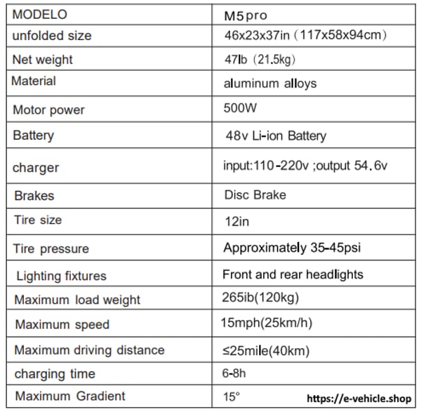 JMC M5 E-Scooter 500W 13Ah Lithium battery 12" wheels, seat + basket JMC M5 E-Scooter 500W 13Ah Lithium battery 12" wheels, seat + basket
