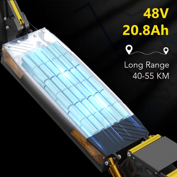 iENYRID ES6 All Terrain Electric Scooter with Seat 2000W Dual Motor 48V 20.8Ah Battery Trade Sutinen EU