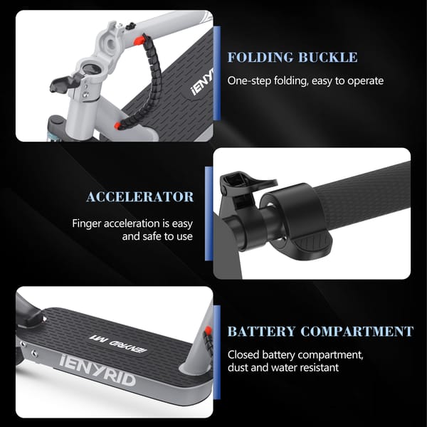 iENYRID M1 Foldable Electric Scooter 500W 36V 12,5Ah Trade Sutinen EU
