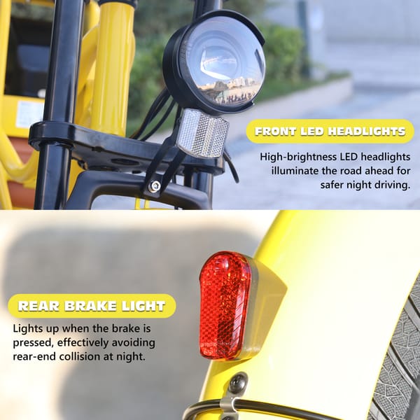 iENYRID Hidoes C8 Electric Bike 700W (250W) Battery: 48V/17Ah (Removable) Trade Sutinen EU