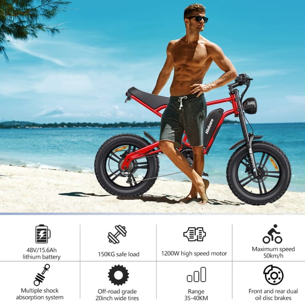 iENYRID HIDOES B6 Electric Bike 1200W 48V 15.6Ah Trade Sutinen EU